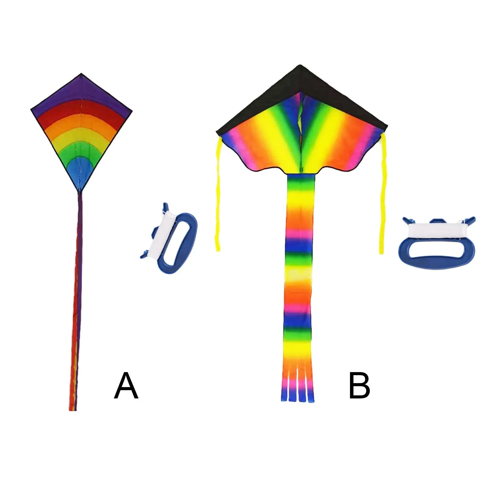 Kites de una sola línea con cola larga de 6,56 pies y línea de vuelo de 328 pies para viaje en la playa
