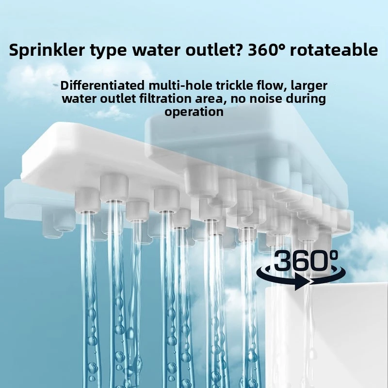 Low Water Level Turtle Tank Filter, 3-in-1 Waste Suction & Water Purification Drip Flow Filter