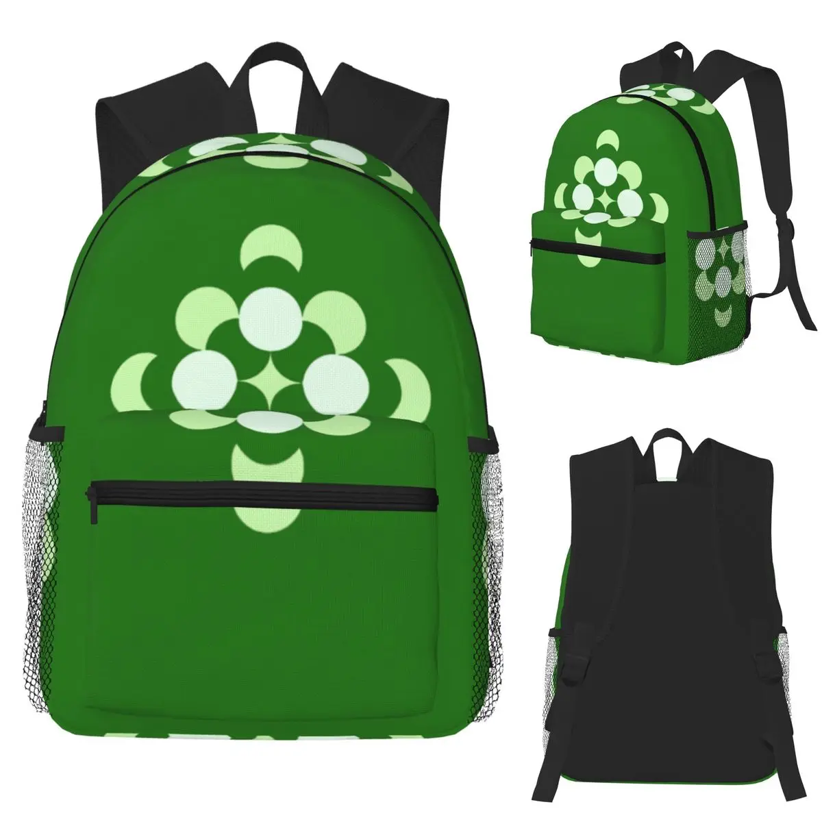 

Design 13 Floral Abstract Geometry Student Backpack School Bag Hiking Travel Daypack for Men Women Fashion Bookbag Shoulder Bags