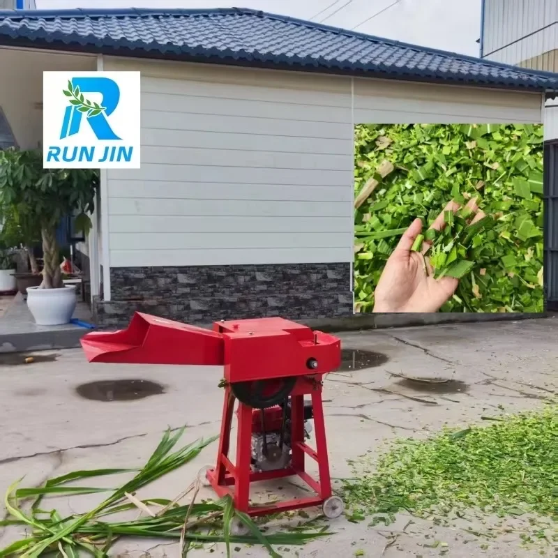 New Diesel Metal Grass Cutting Machine Small Straw Crusher Poultry Animal Feed Making Crusher Grass Crusher