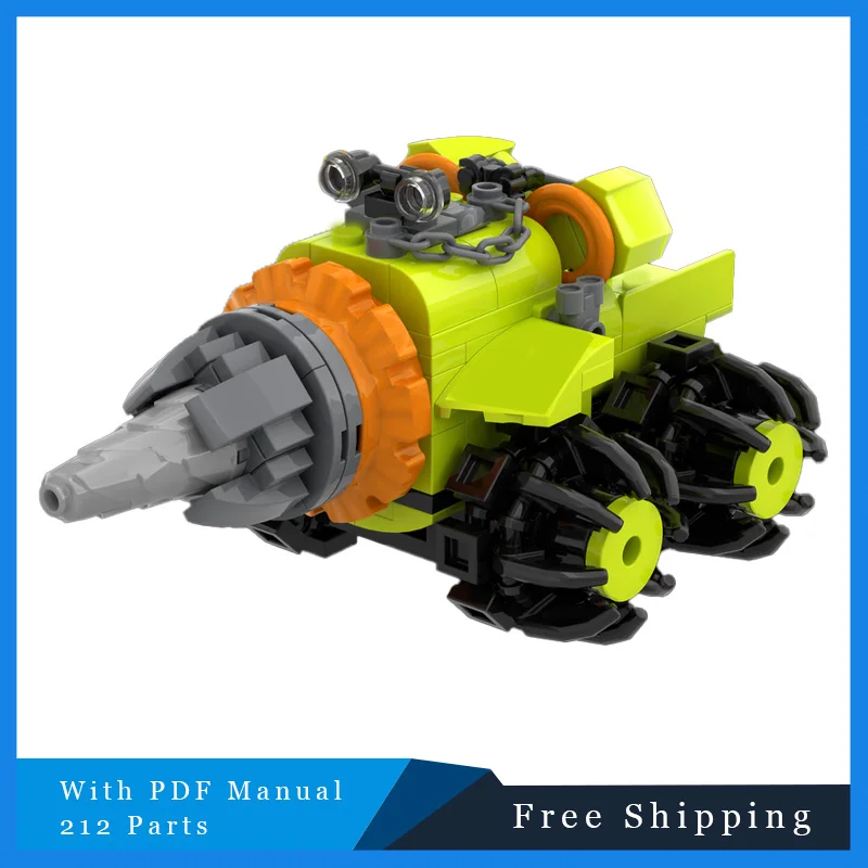 

212 шт. мини-электрическая дрель, модель автомобиля MOC, здание, сверхмощный автомобиль, строительные инженерные кирпичи, игрушка для детей, праздничный подарок
