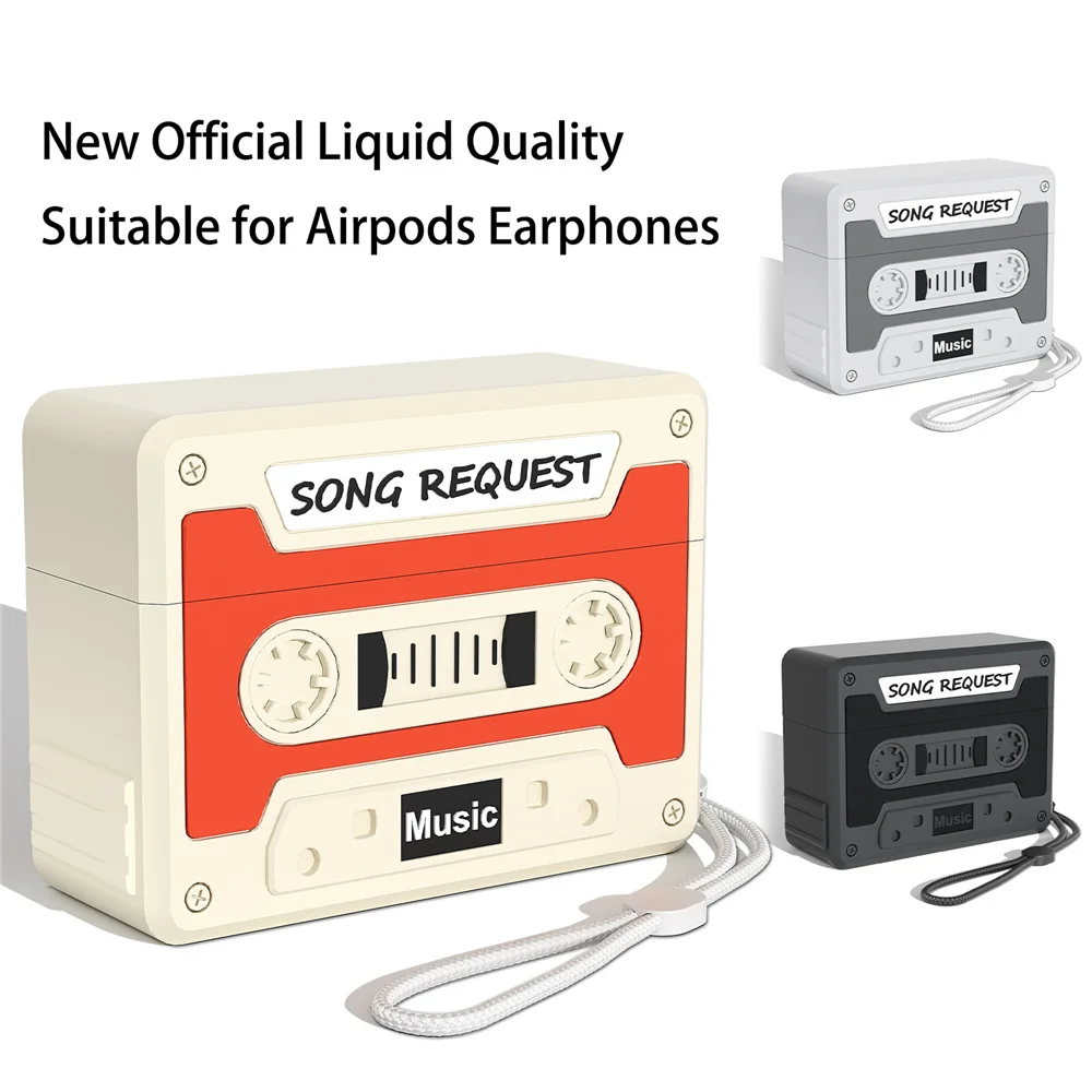 Наушники в стиле ретро для Airpods Pro 2 2022 2023, беспроводные наушники для Airpods 3, защитный чехол, креативное украшение