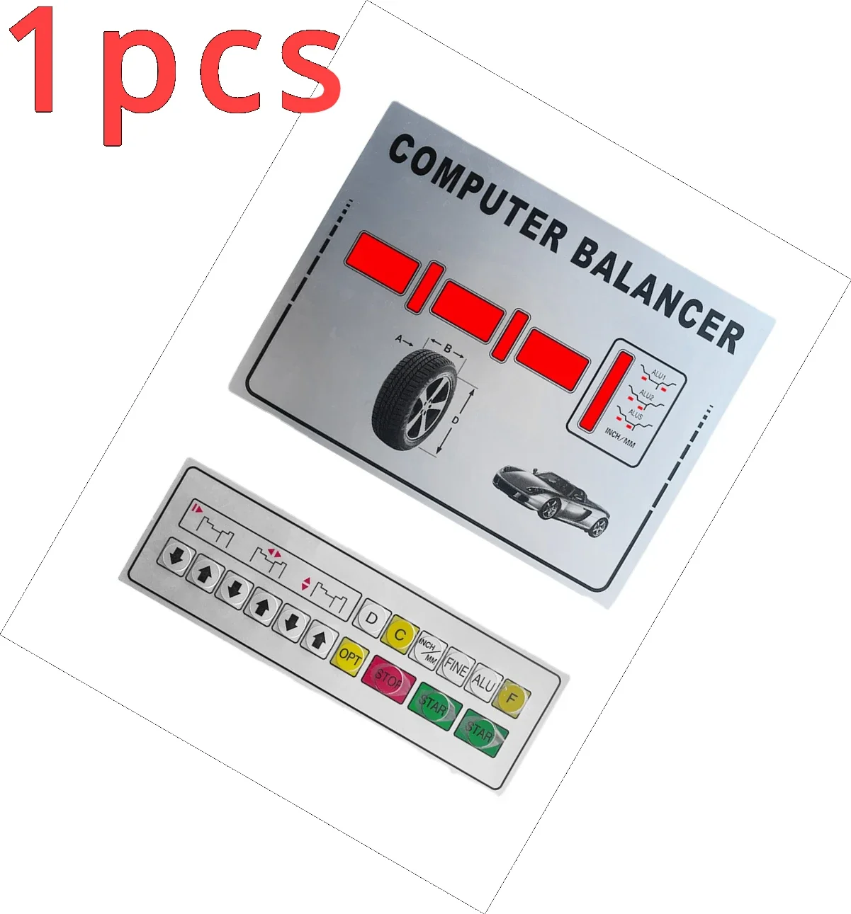 

1pcs for Car Repair Accessories New 99 Balancing Machine New Key Plate Balancer Repair Tire Dynamic Panel dismantling