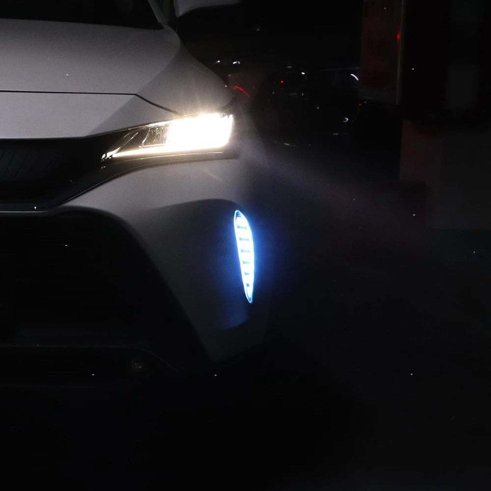 Car Lights For Toyota Harrie Venza 2021-2025 Front Bumper Upgrade LED Fog Lamp Daytime Running Light High Quality Plug and Play