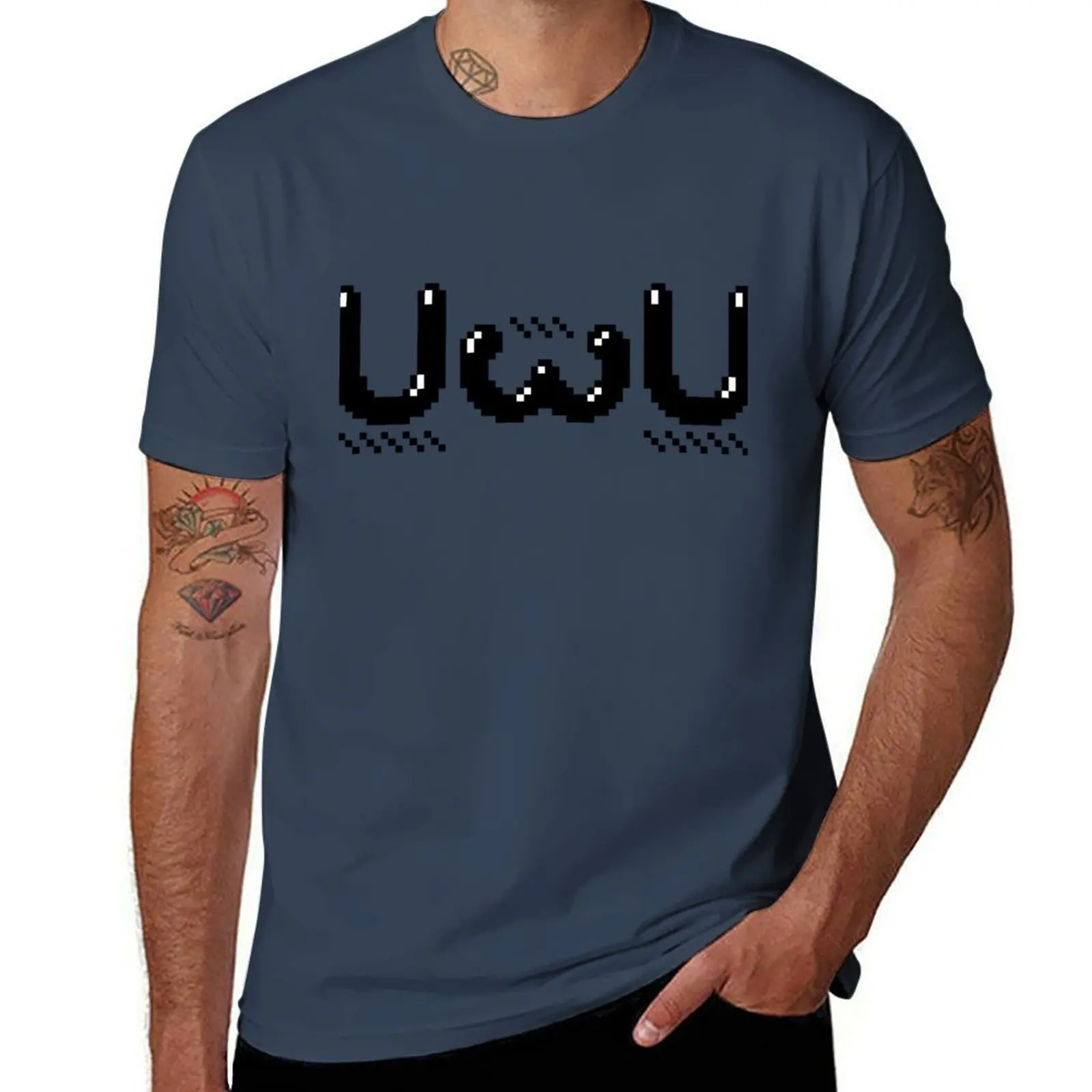 

Pixel UwU T-Shirt printed t shirts for man t shirt man designer T-Shirt