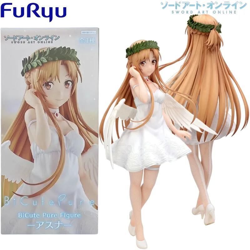 In Stock FuRyu Genuine BiCute Pure Sword Art Online Yuuki Asuna Anime Character for Christmas Gift Collection Action Toys Model