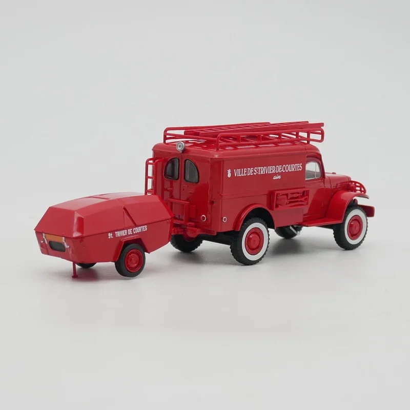 Diecast Ixo Escala 1:43 Dodge WC54 Motor de Bombeiro Francês Liga Modelo de Carro Brinquedo Colecionável Presente Exibição de Lembrança