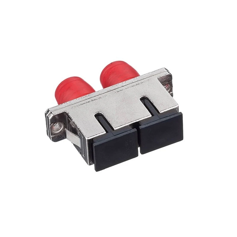 Z 10pcs FTTH Fiber Optic Adapter Hybrid SC to FC Fiber Optic Flange Coupler Plug