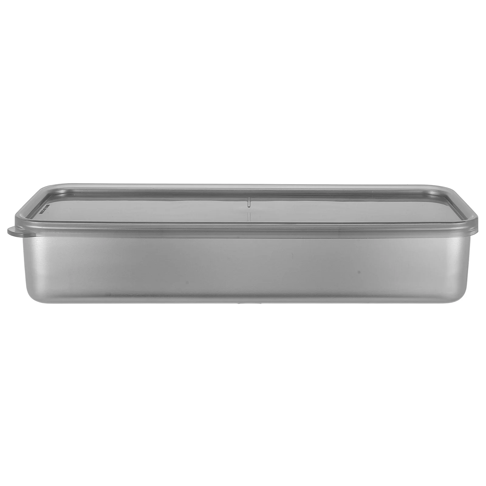 Stackable 304 Stainless Steel Food Container 27x10x5cm Bacon Keeper Fridge Storage Box Fruit Vegetable Saver Produce Container
