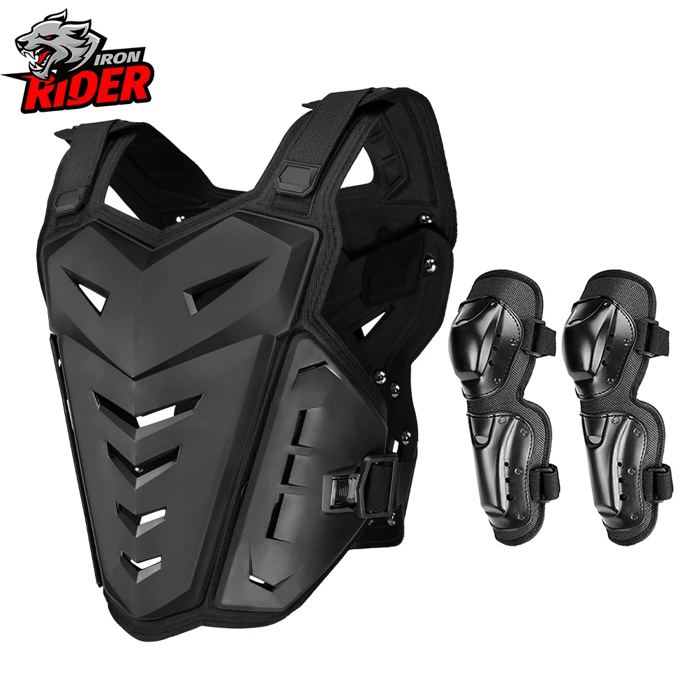 Motorcycle Armor Anti Fall Protection Motorcycle Vest Off-road Motorcycle, Elbow Protection, Men Women Motorcycle Equipment