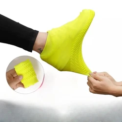 Waterproof Silicone Shoe Covers Reusable Non-Slip Wear-Resistant Rain Shoe Covers Protector Anti-Slip Boot For Outdoor Rainy Day