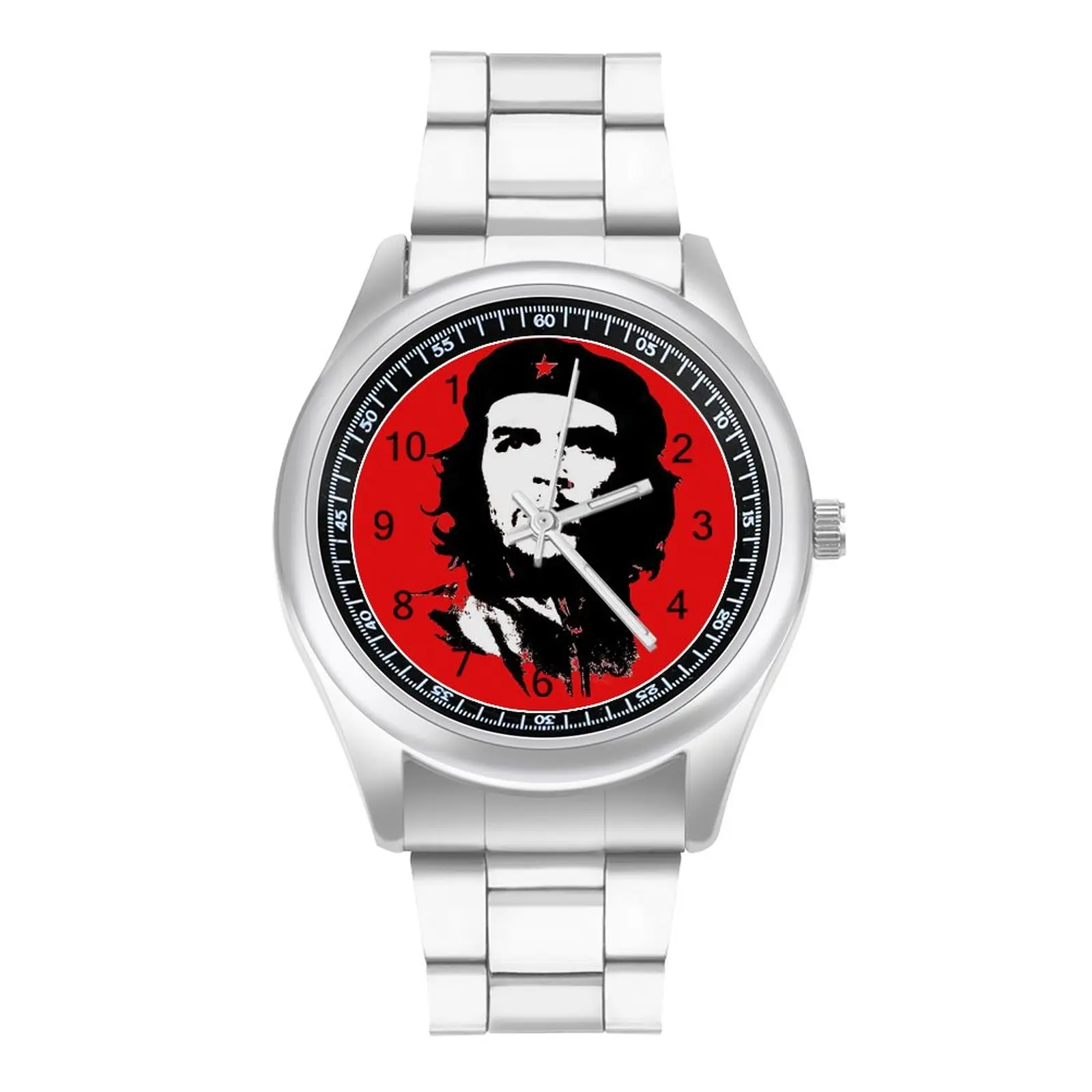 Che Guevara Quartz Watch Celebrity Business Round Wrist Watch Steel Design New Boys Wristwatch