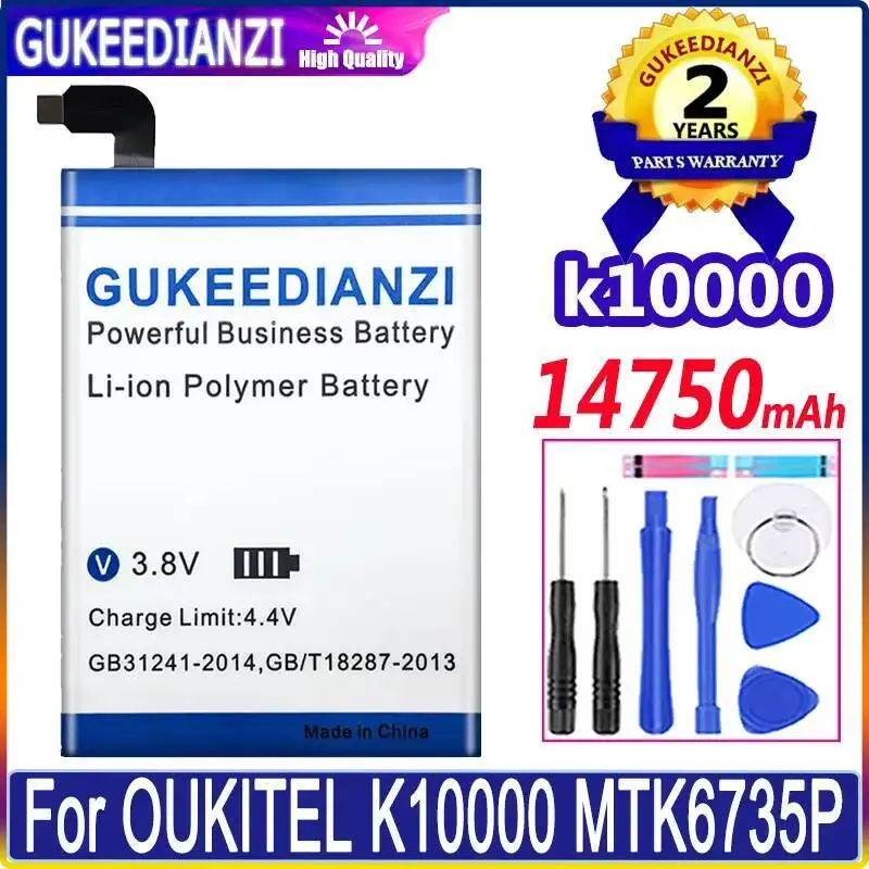 

Для Oukitel K10000 MTK6735P аккумулятор мобильного телефона 14750 мАч надежный источник питания