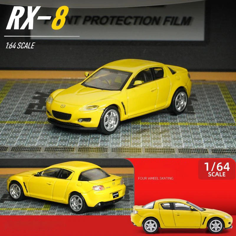 1:64 Mazda RX8 RX-8 Supercar Alloy Car Diecasts & Toy Vehicles Car Model Miniature Scale Model Car Toy For Children