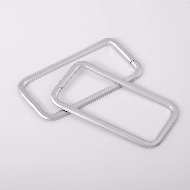 

2Pcs For Land Rover Discovery 4 LR4 2010-2016 For Range Rover sport 2009-2013 ABS Chrome Car Safety Belt Decoration Frame Trim