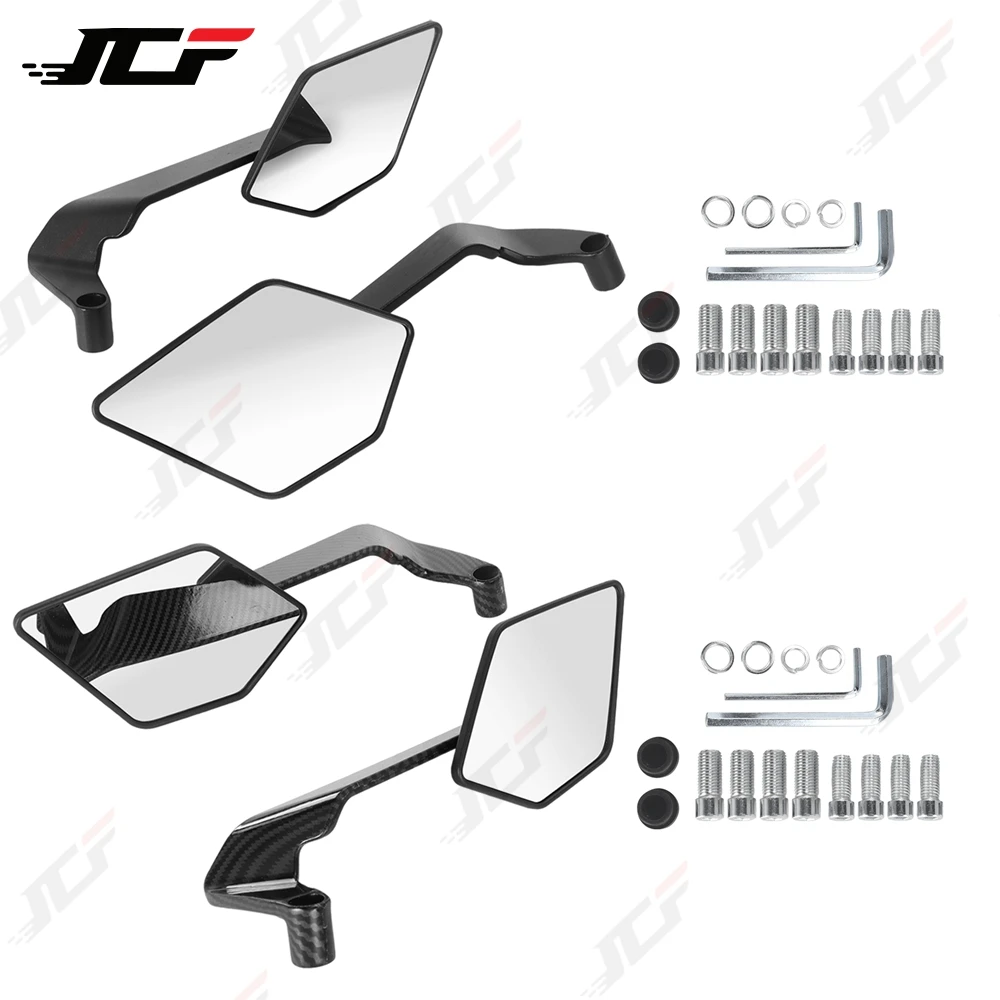 Adjustable Rotation Motorcycle Side Rearview Mirrors for YAMAHA MT07 MT09 Kawasaki Z900 Z750 Z125 DUKE 990 - Cycling Accessories