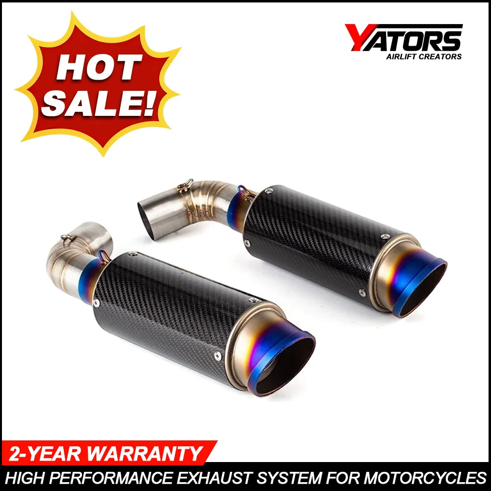 Slip-On For Ducati Hypermotard 950 2019-2025 Hypermotard950 Modified Exhaust Escape otorcycle Exhaust Pipe Muffler