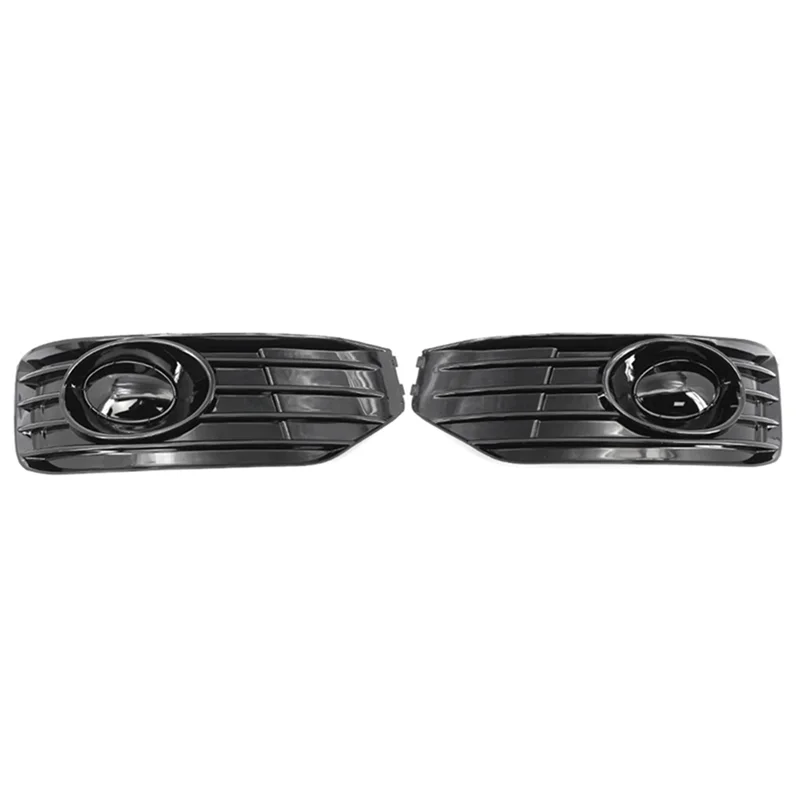 

For VW Transporter T5 T5.1 Sportline 2010-2015 Front Bumper Fog Light Cover Grille 1 Pair No Hole