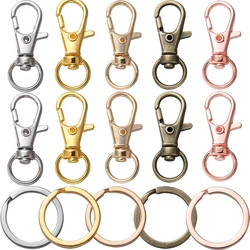 20Pcs/set 32/36/38mm Lobster Clasp Hooks Keychain DIY Jewelry Making Finding for Necklace Bracelet Chain Key Rings Craft Supplie