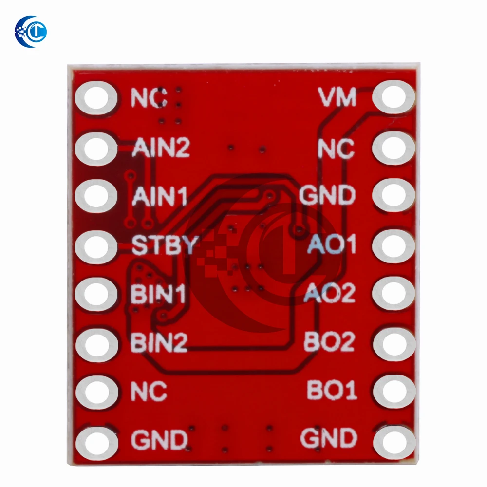 Sterownik silnika TB6612/DRV8833 Dual Motor Driver 1A TB6612FNG dla mikrokontrolera Arduino, lepszy niż L298N — zdjęcie produktu 6