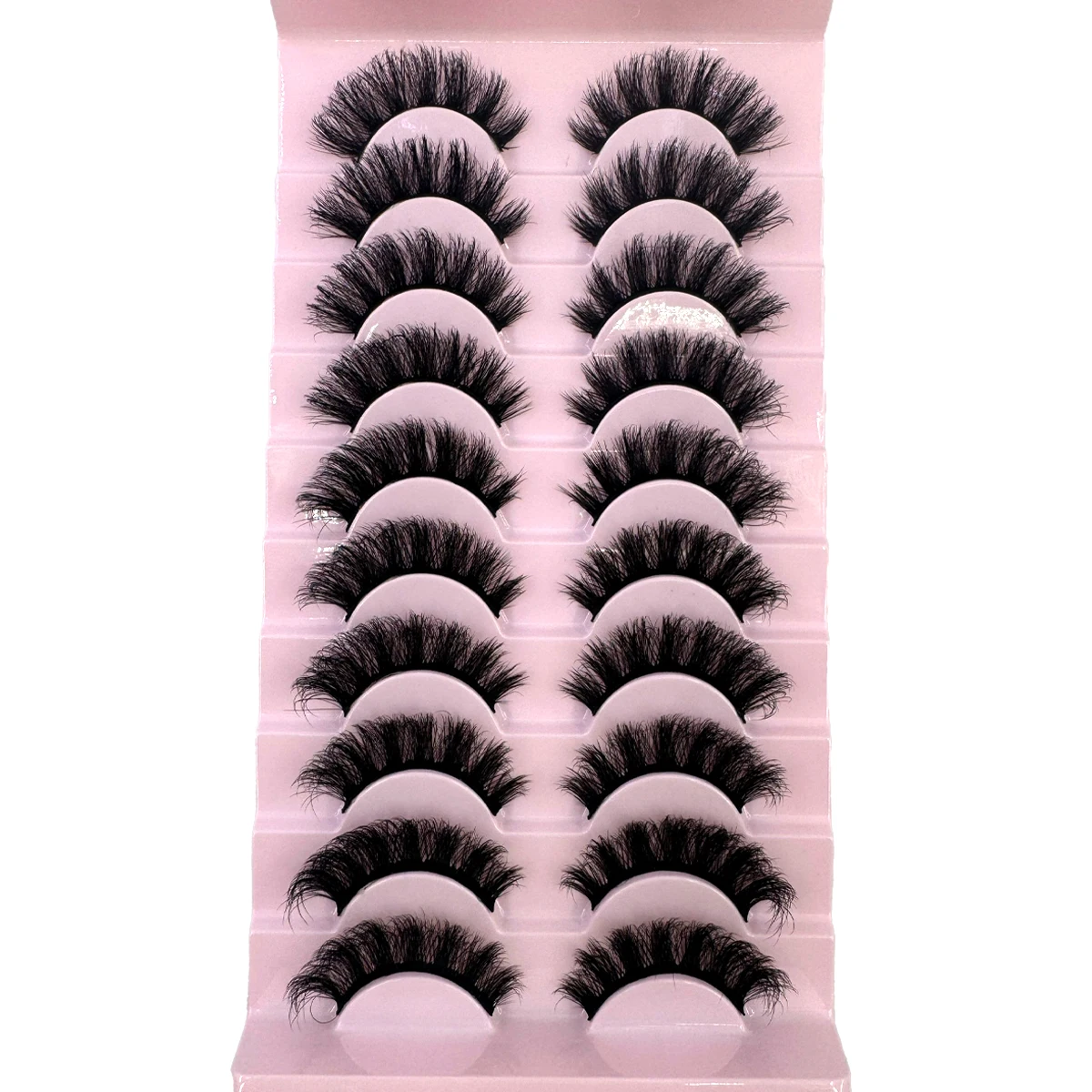 10 Pairs Mink Fluffy Dramatic False Eyelashes