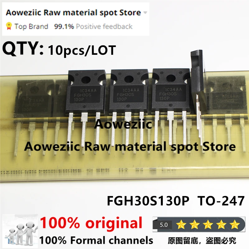 

Aoweziic 100% New Imported Original FGH30S130P 30S130P IGBT Power Tube 30A 1300V