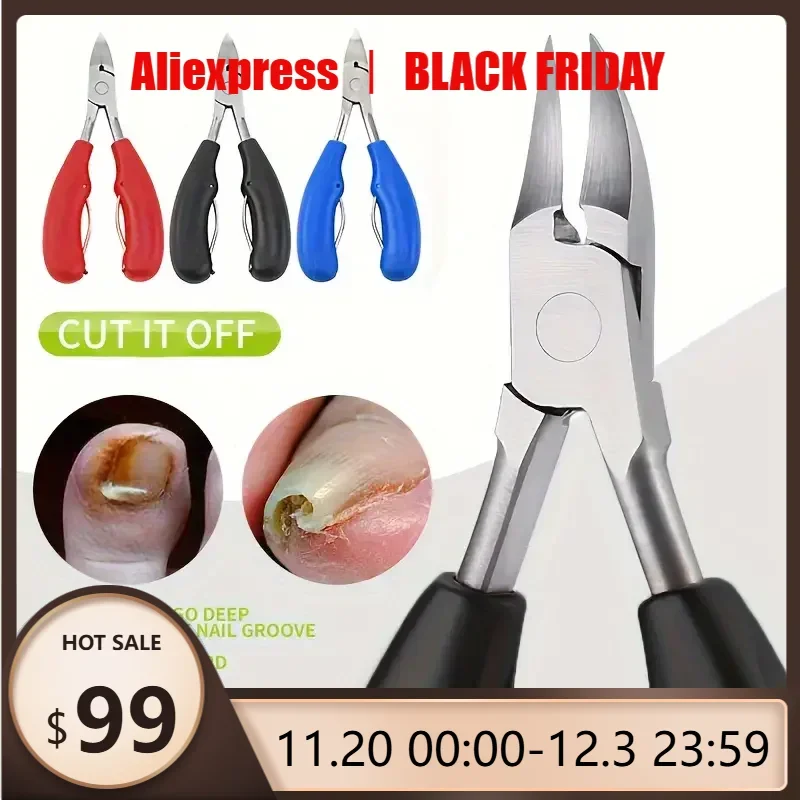 

Professional Hawkbill Nail Clippers with Nail Pick Trimmer for Ingrown Toenails Paronychia Cutter for Unisex Home Foot Care Tool