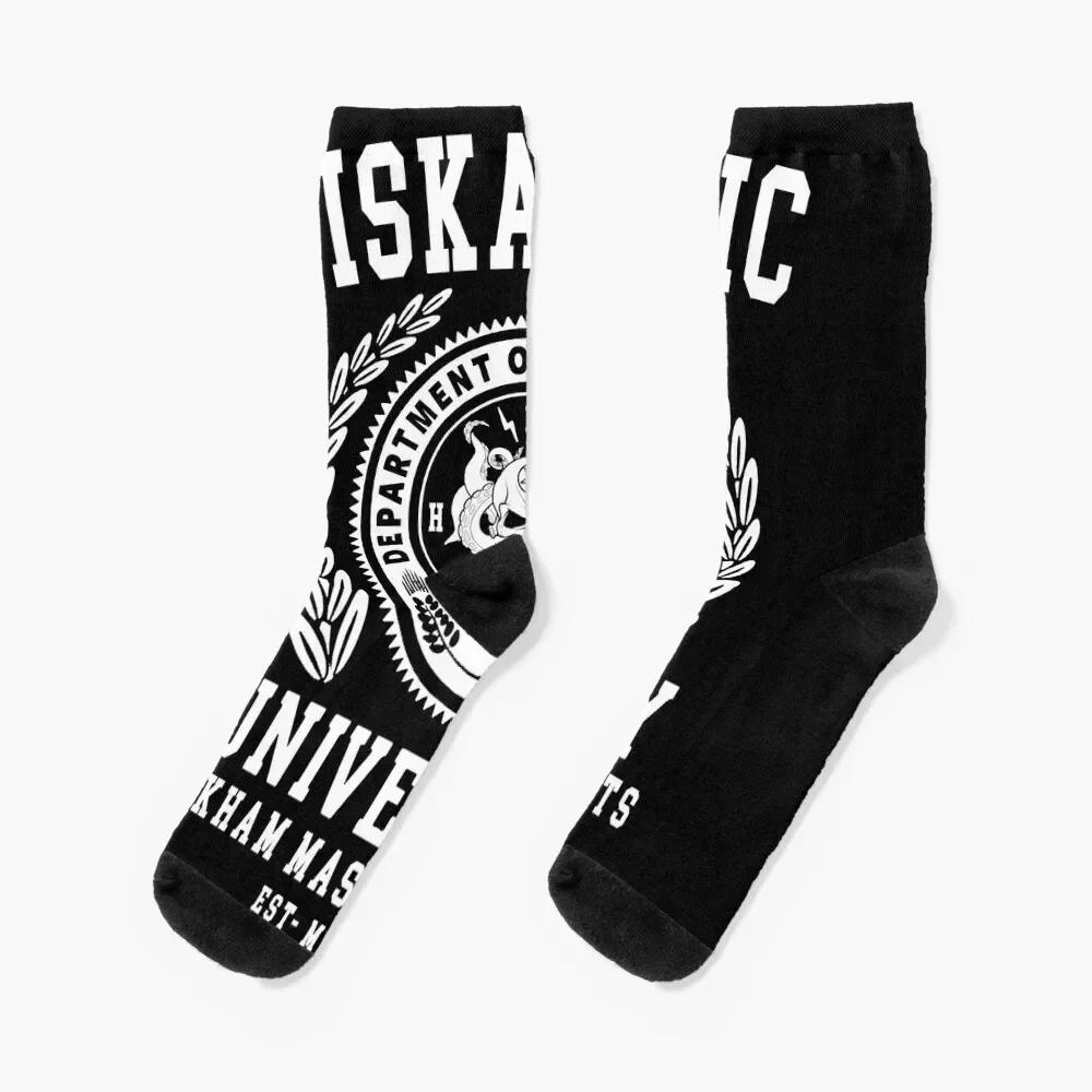 

CTHULU AND LOVECRAFT - MISKATONIC UNIVERSITY Socks cotton ankle Men Socks Women's