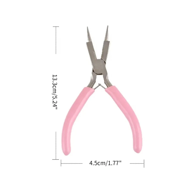 3 in 1 탄소강 크림 퍼 펜치 와이어 포장 및 절단 펜치 DIY 쥬얼리 용 바늘 코 펜치 용품 만들기