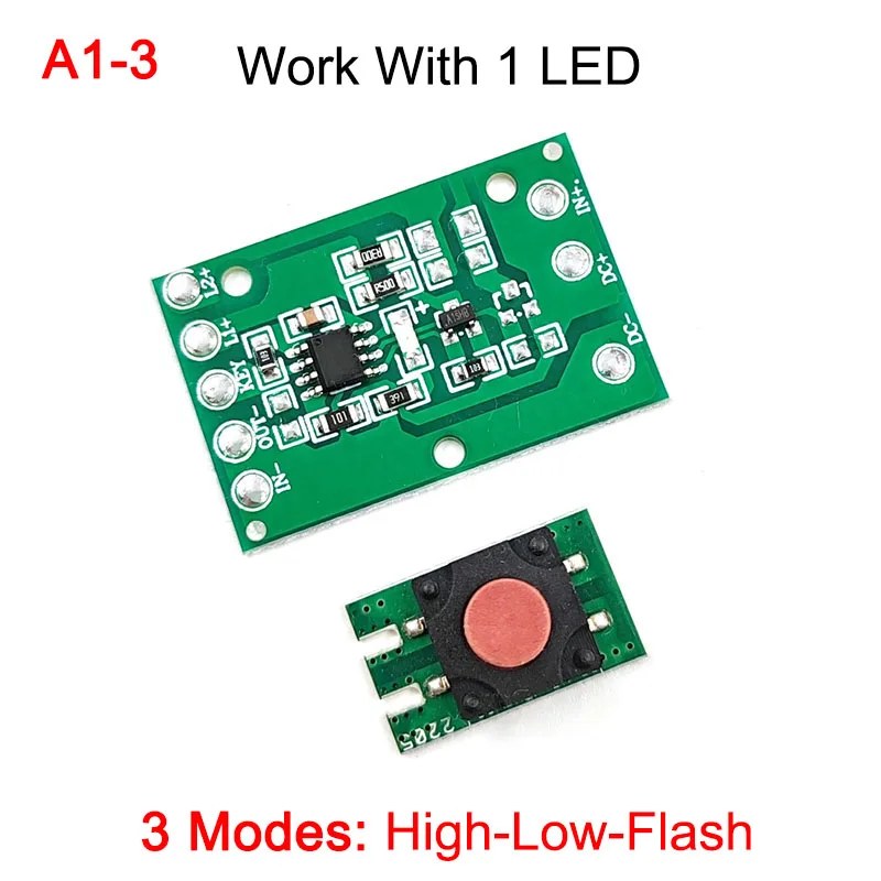 JYL-8813 T6 / U2 / L2 Glare Light Control Circuit Board Flashlight Driver Board 3 Function 5 Function Gear Electric Plate