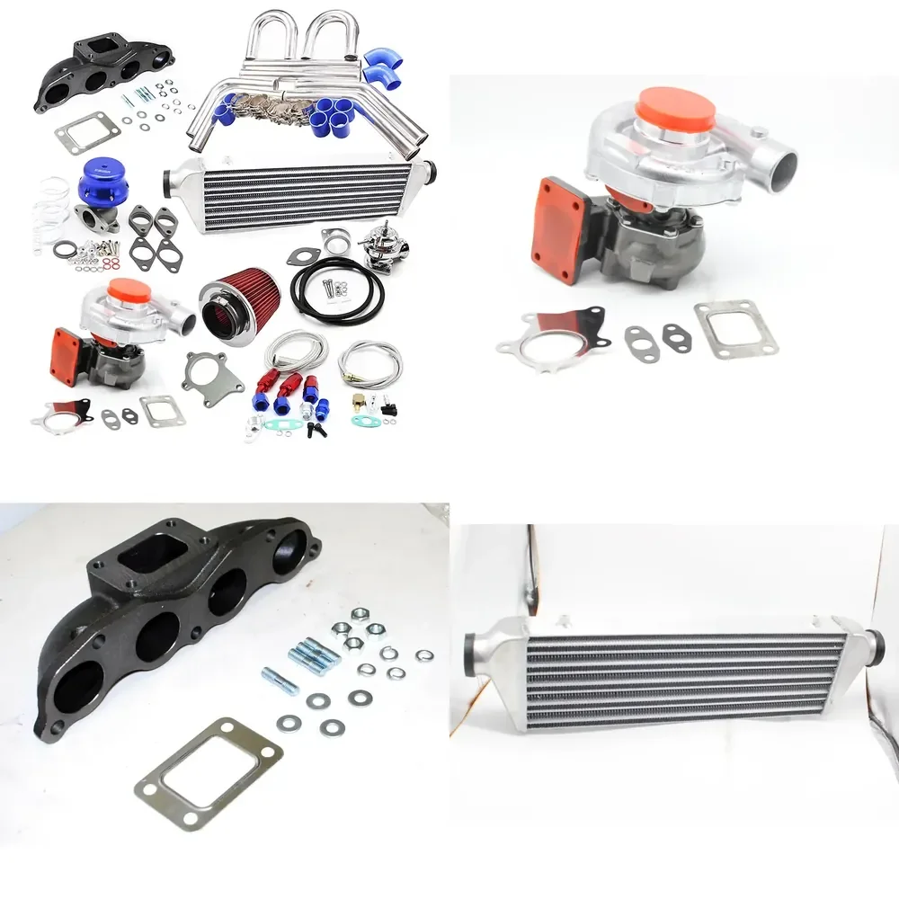 【Durable Practical Daria】 Turbo Kit T3/T4 for 06-11 HON-DA Civ-ic Si K20Z3 FG2 Accord TSX CRV FMIC WG BOV Manifold