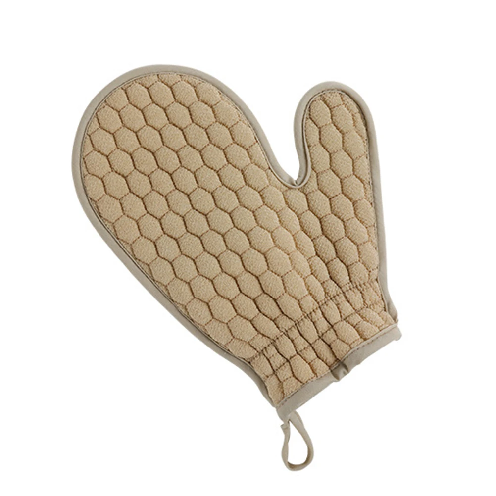 

2pcs Bath Gloves Long Strip Shower Scrubber Exfoliating Back Rubbing Towel For Body Cleaning Durable Comfortable Cyan Shower