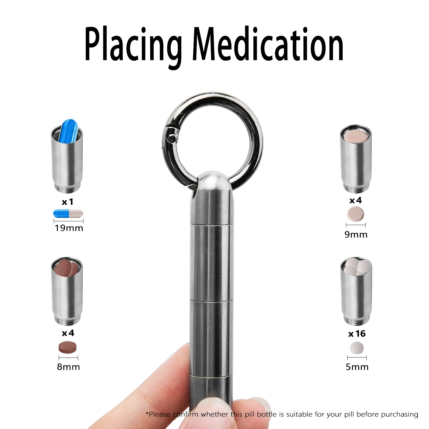 New Type Portable Waterproof Compartment Multi Layer Storage Medicines Outdoor EDC Tools