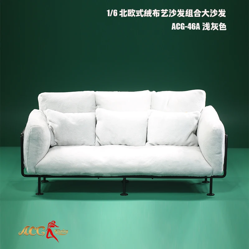 1/6 Premium Fluwelen Enkele Dubbele Drievoudige Bank Ijzeren Tafel Scène Decoratie Prop Model Fit 12 ''Soldaat Action Figure Poppen speelgoed