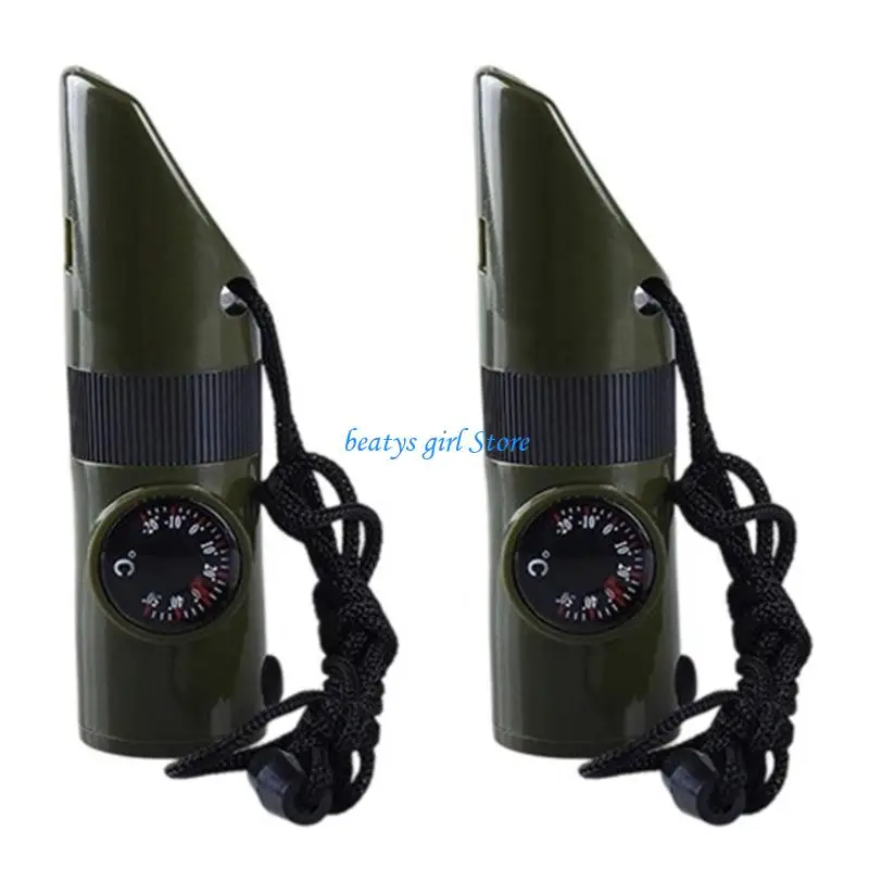 C7AB Multifunction Emergency LED Light Temperature Gauges Survival