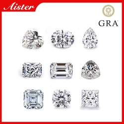 D Kleur Moissanite Steen Rond / Ovaal / Peer / Stralend / Smaragd / Hart / Prinses / Kussen / Asscher / Trilliant Cut 1.0-5.0ct