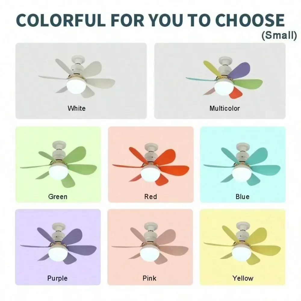 

Потолочный вентилятор JOYINLED с подсветкой и дистанционным управлением, светодиодный вентилятор 30 Вт/40 Вт, 85-265 В с лезвием 6 шт. для спальни, гостиной, кухни