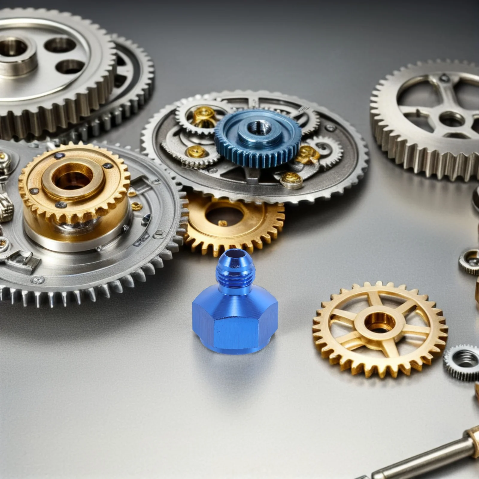 

Oil Cooler Connector Conversion Screws Blue Aluminum Multi-functional Adapter for Cars Durable Material Enhanced Cooling System