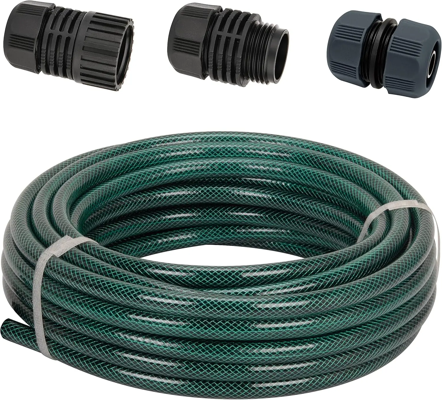 

94051 Rubber Garden Hose 1/2 in. x 50 ft, DIY Hose Set