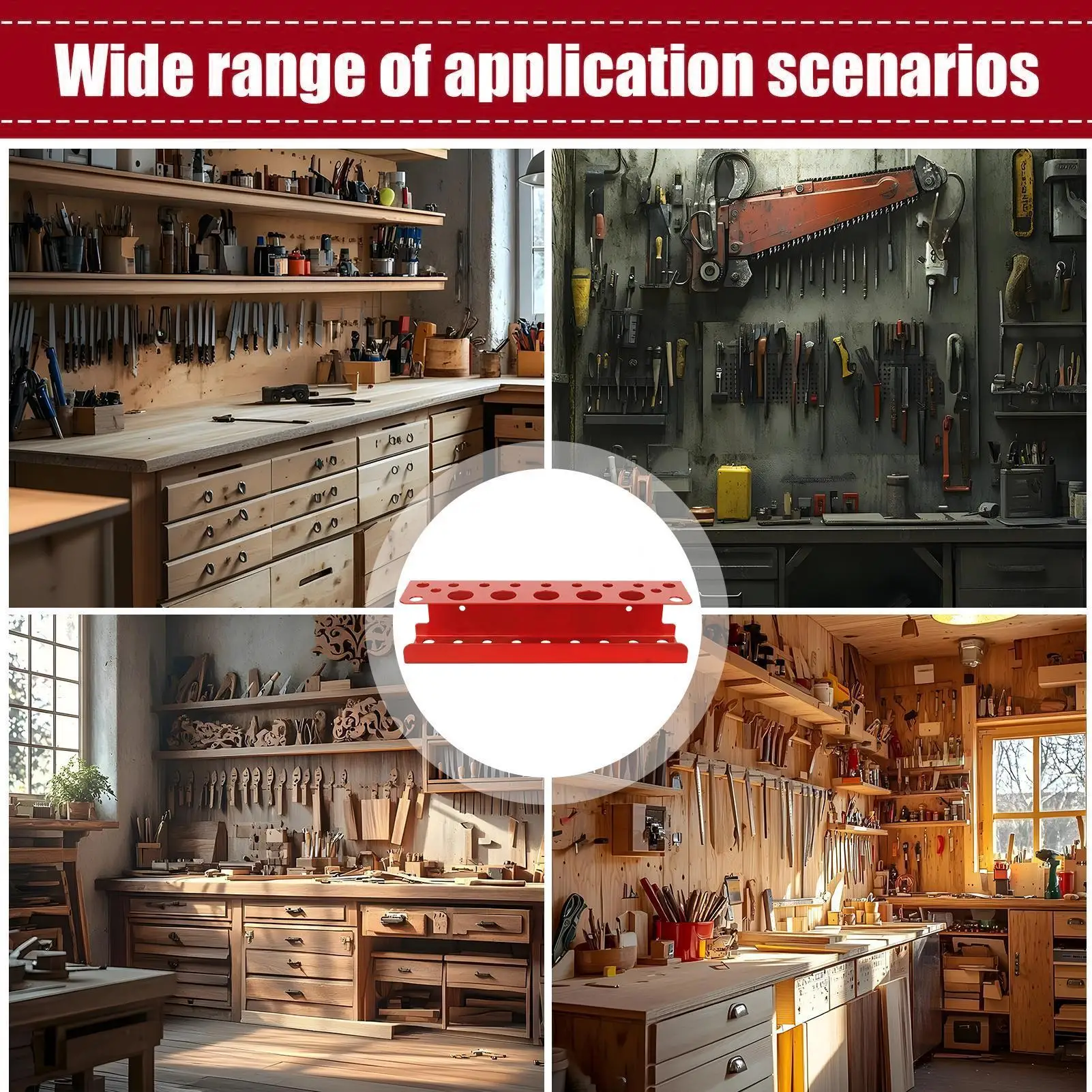 

Screwdriver Organizer Heavy Duty Magnetic Rack Magnet Screw Driver Storage Rack For Scissors Carts Pegboard Garage Workbench