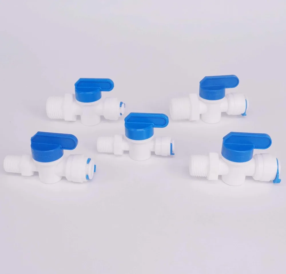 

1 шт., фитинги для обратного осмоса, с наружным диаметром 1/4 дюйма, 3/8 дюйма