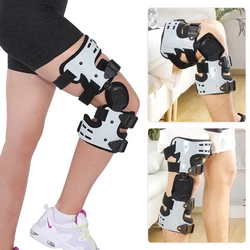 Knee Brace Hinged Stabilizer Adjustable Recovery Support for ACL MCL PCL Injury Meniscus Tear Arthritis