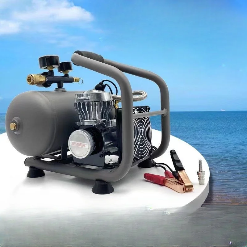 71L/min 360w High-efficiency 7.4bar DC 12V Deep-diving Breathing Lightweight Portable air Compressor Diving Equipment