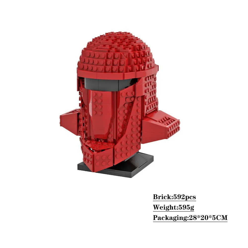 DIY Helm Kreatives Montage-Modell Bausteine Kinder Lernspielzeug Thema Perfektes Geschenk für Kinder