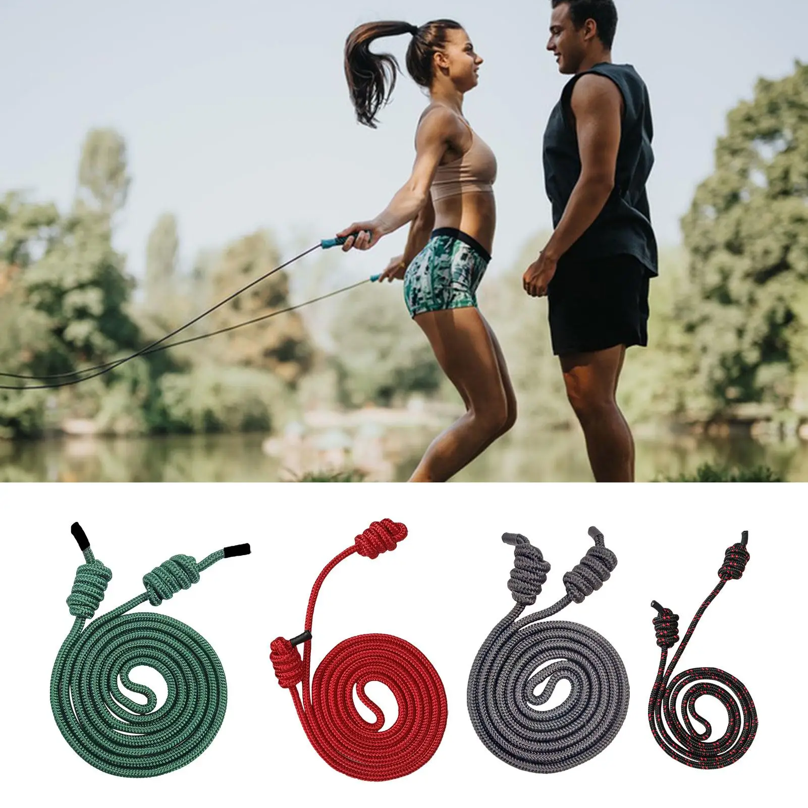 Skipping Rope High-Performance Fitness Flow Rope Portable Strength Trainer For Men Women Home Outdoor Work Weight Loss Gym