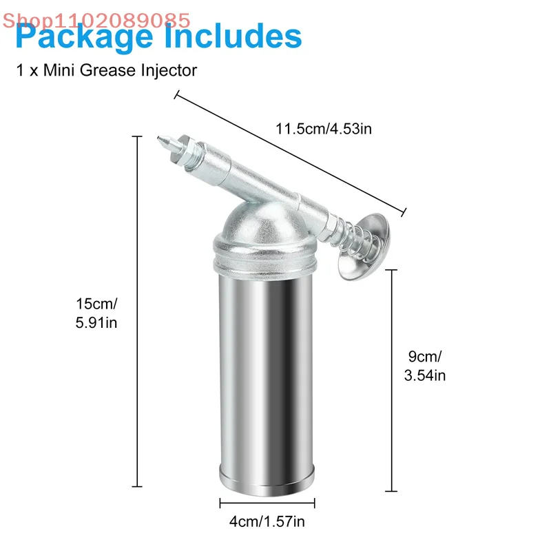80cc Capacity 1000PSI Output Pressure Oiler Mini Bicycle Grease Gun Machine Handheld High Pressure Oiler Hand Tools Repair Tools