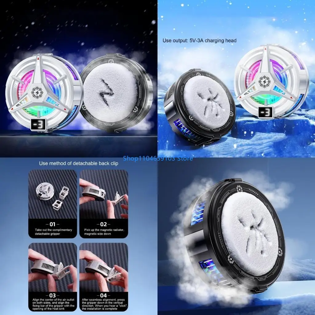 Advanced Cooling Fan with Quiet Operate Cooling Device for Tablets