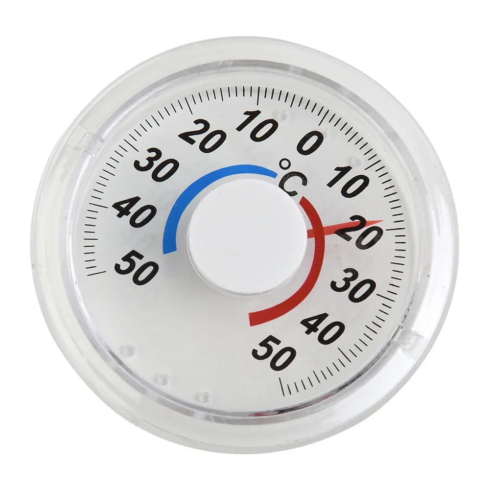 Circular Thermometer Shutter Transparent For Window Greenhouse High Accuracy Indoor And Outdoor Measuring Plastic