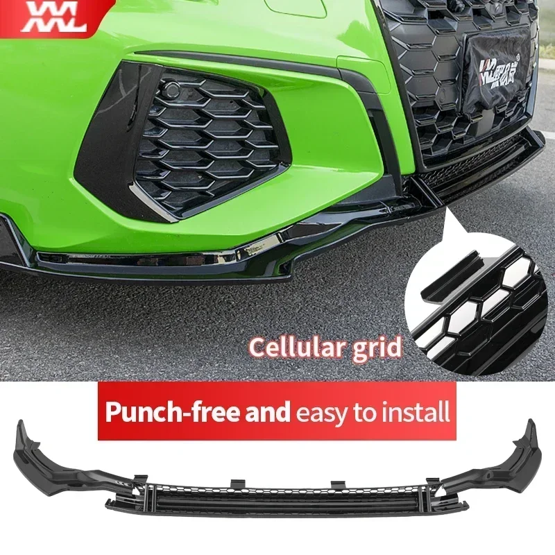 For Audi A3 S3 8Y 2021 2020 Sedan Hatchback Punching-free Shovel Front Bar Exterior Car Accessories