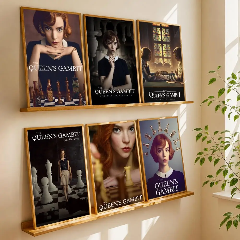 The Q-Queens Gambit Poster HD Home Wall Stickers House Hallway Living Room Bedroom Bar Office Decor Art Prints